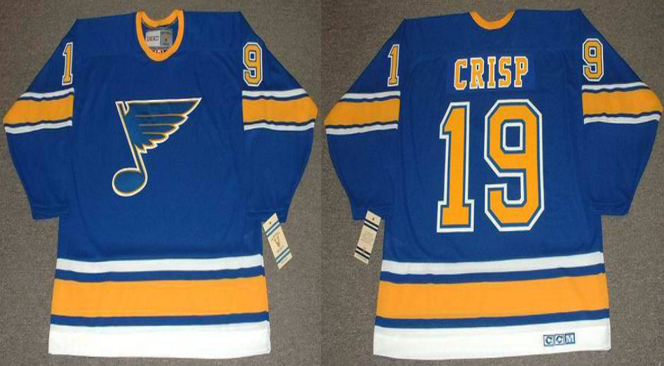 2019 Men St.Louis Blues 19 Crisp blue CCM NHL jerseys